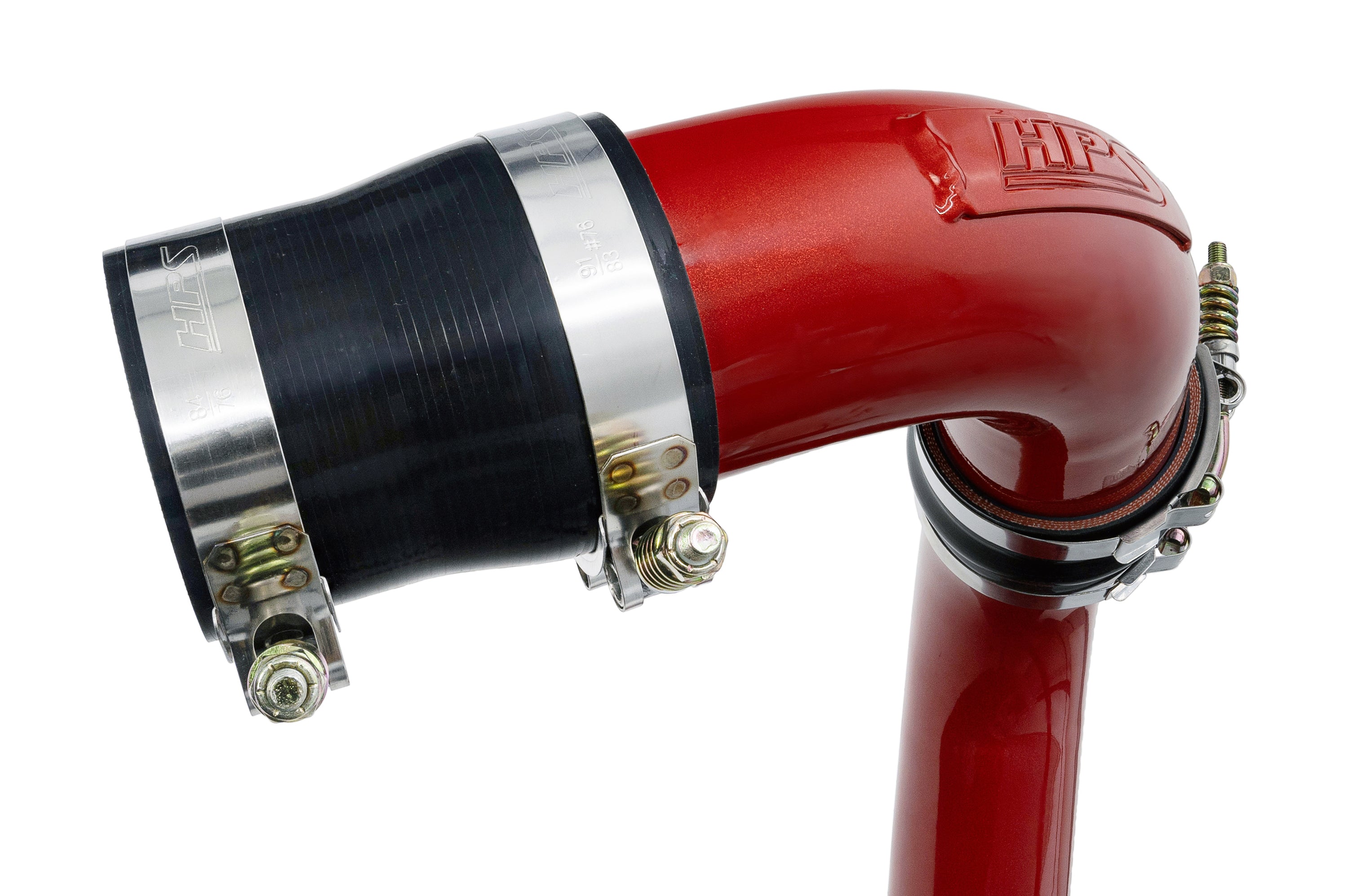 HPS Performance Hot Side Charge Pipe Kit 17-146R Red - 17-146R