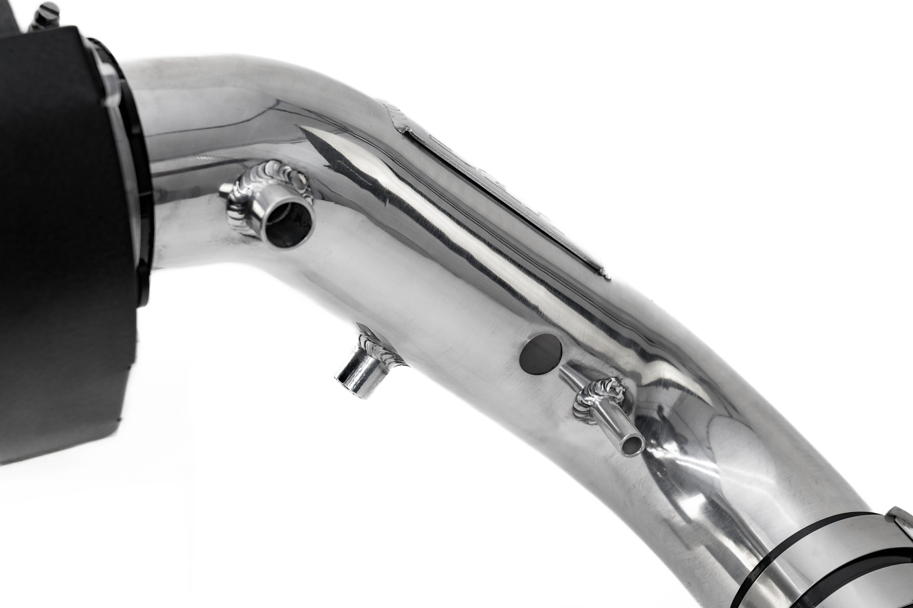 HPS Performance Air Intake Kit With Heat Shield 827-724P Polished - 827-724P