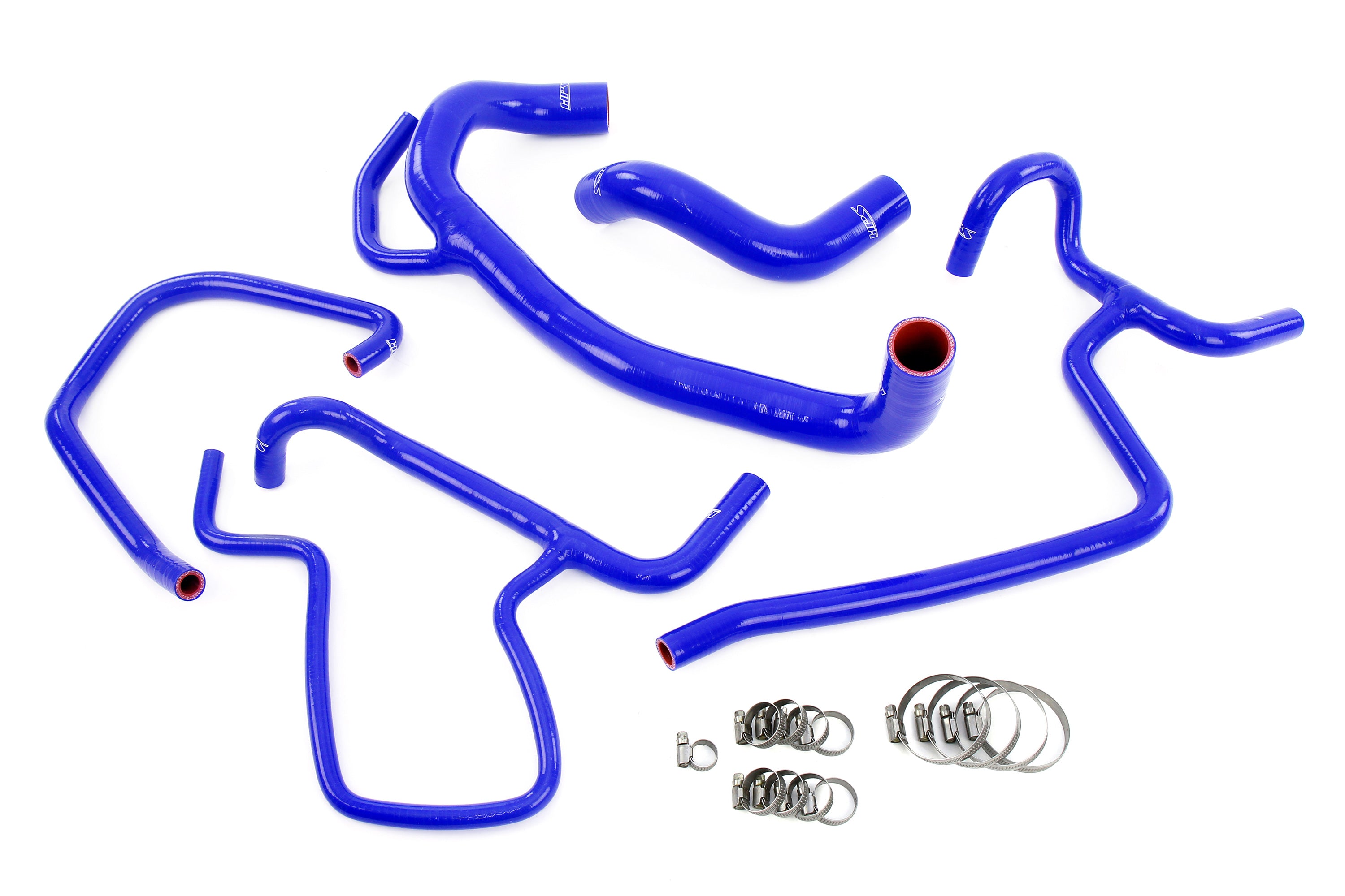 HPS Performance Hps Silicone Radiator And Heater Coolant Hose Kit 57 1616 Blue Blue - 57-1616-BLUE