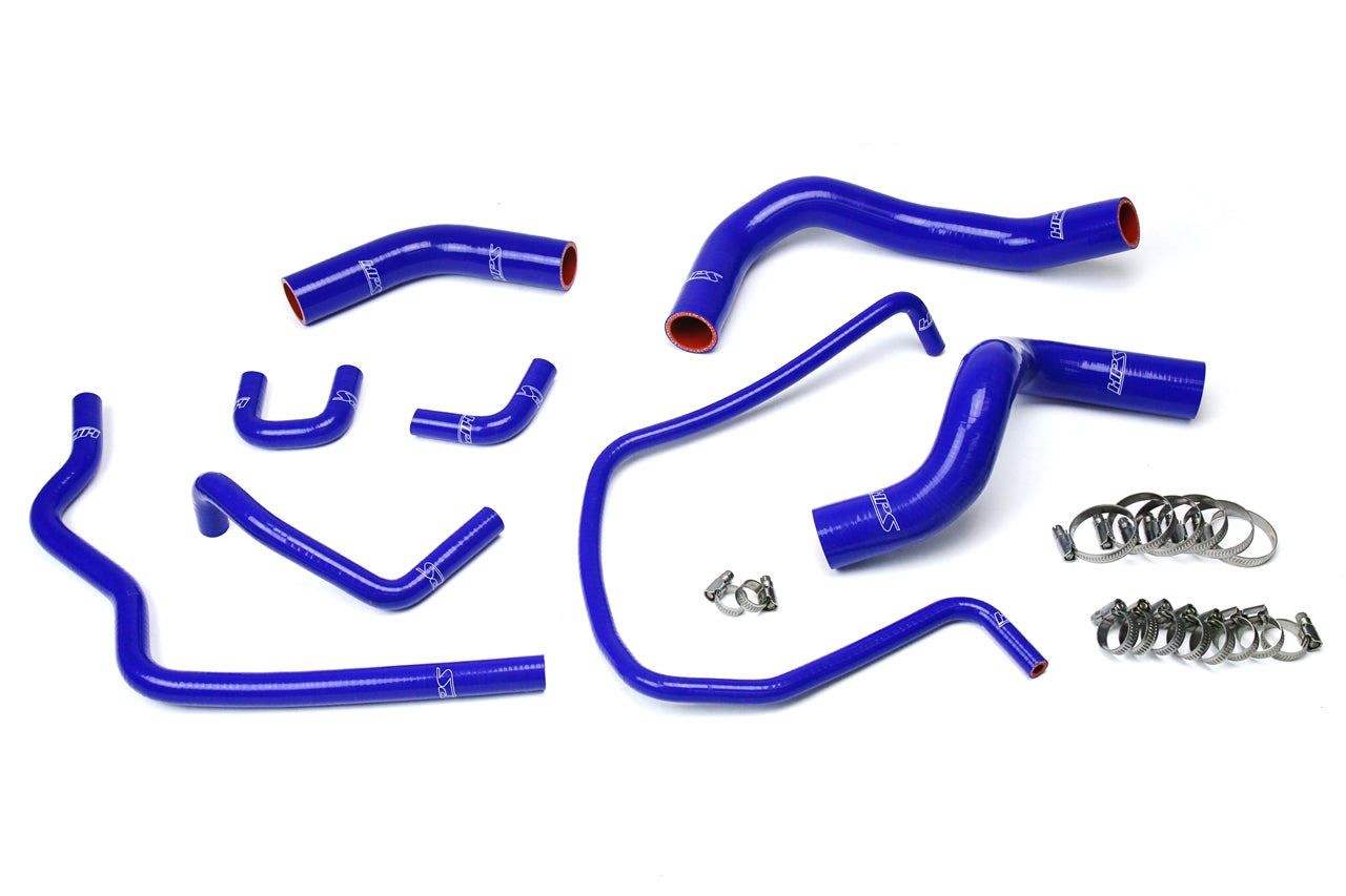 HPS Performance Hps Silicone Radiator Coolant Hose Kit 57 1614 Blue Blue - 57-1614-BLUE