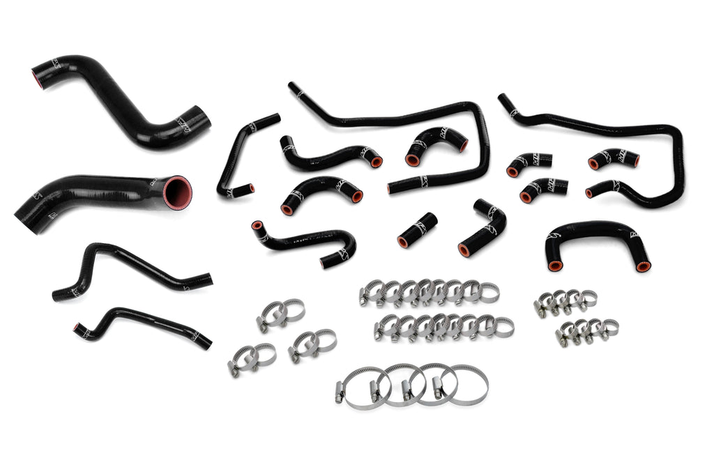 HPS Performance Hps Silicone Radiator, Heater, And Ancillary Coolant Hose Kit 57 1813 Blk Black - 57-1813-BLK