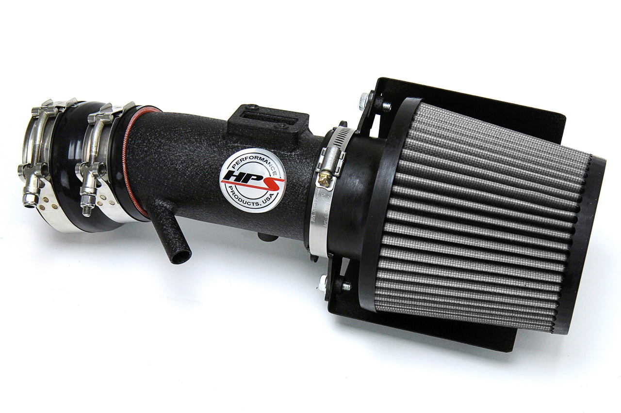 HPS Performance Air Intake Kit With Heat Shield 827-680WB Black - 827-680WB