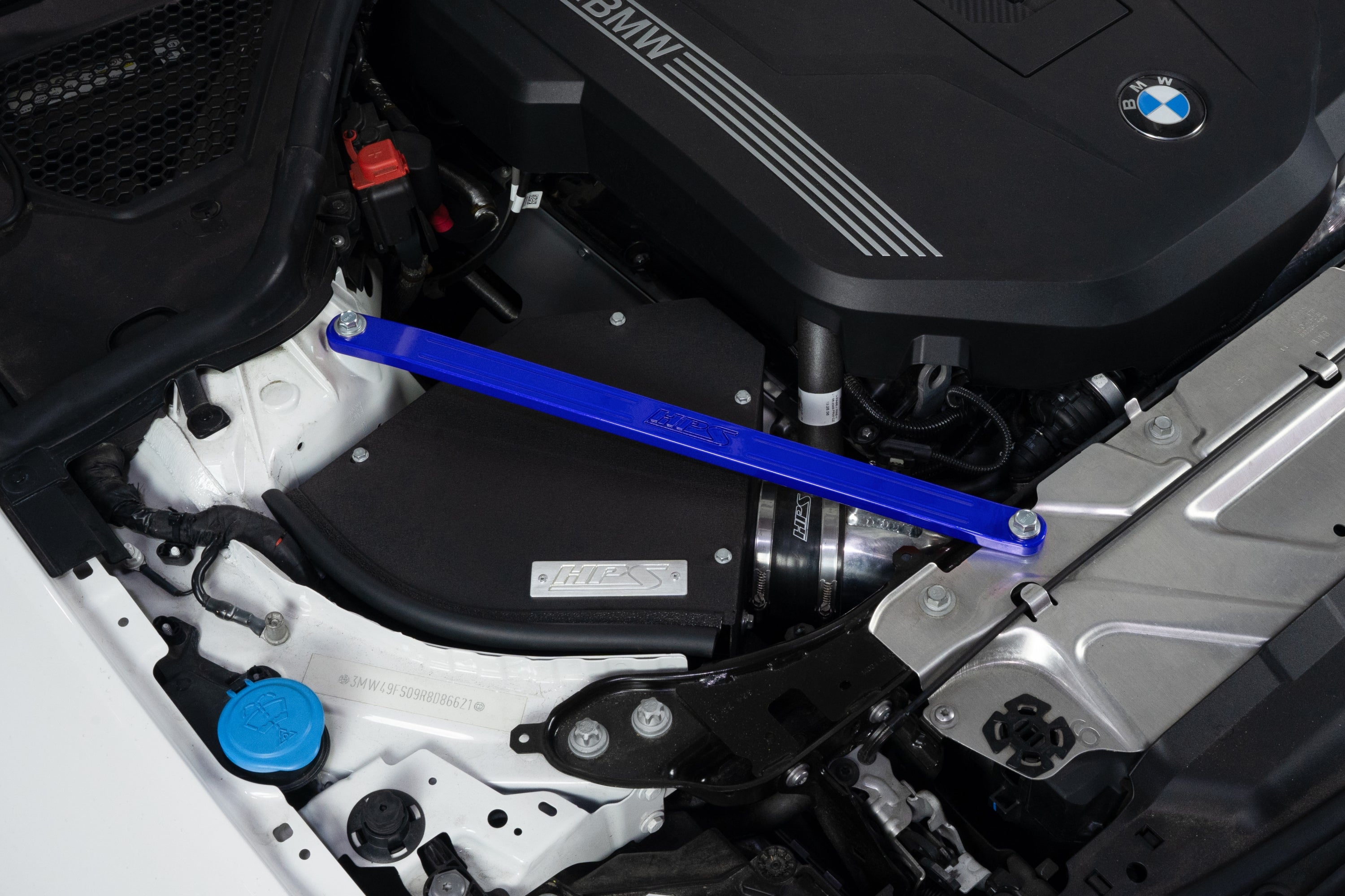 HPS Performance Front Strut Bar 42-115BL Blue - 42-115BL