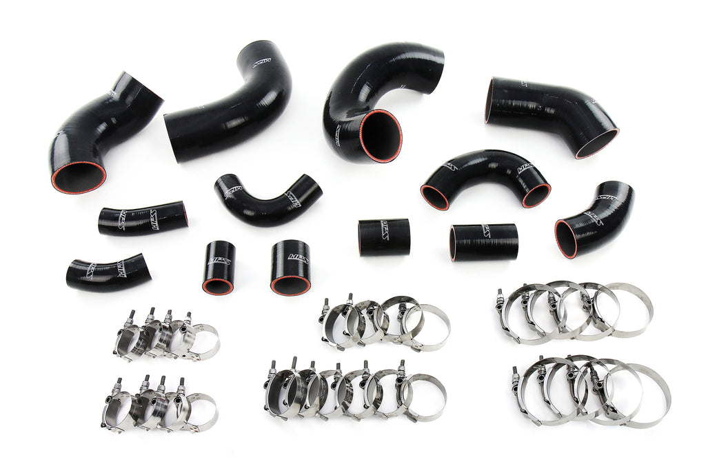 HPS Performance Hps Silicone Intercooler Hose Kit 57 2097 Blk Black - 57-2097-BLK