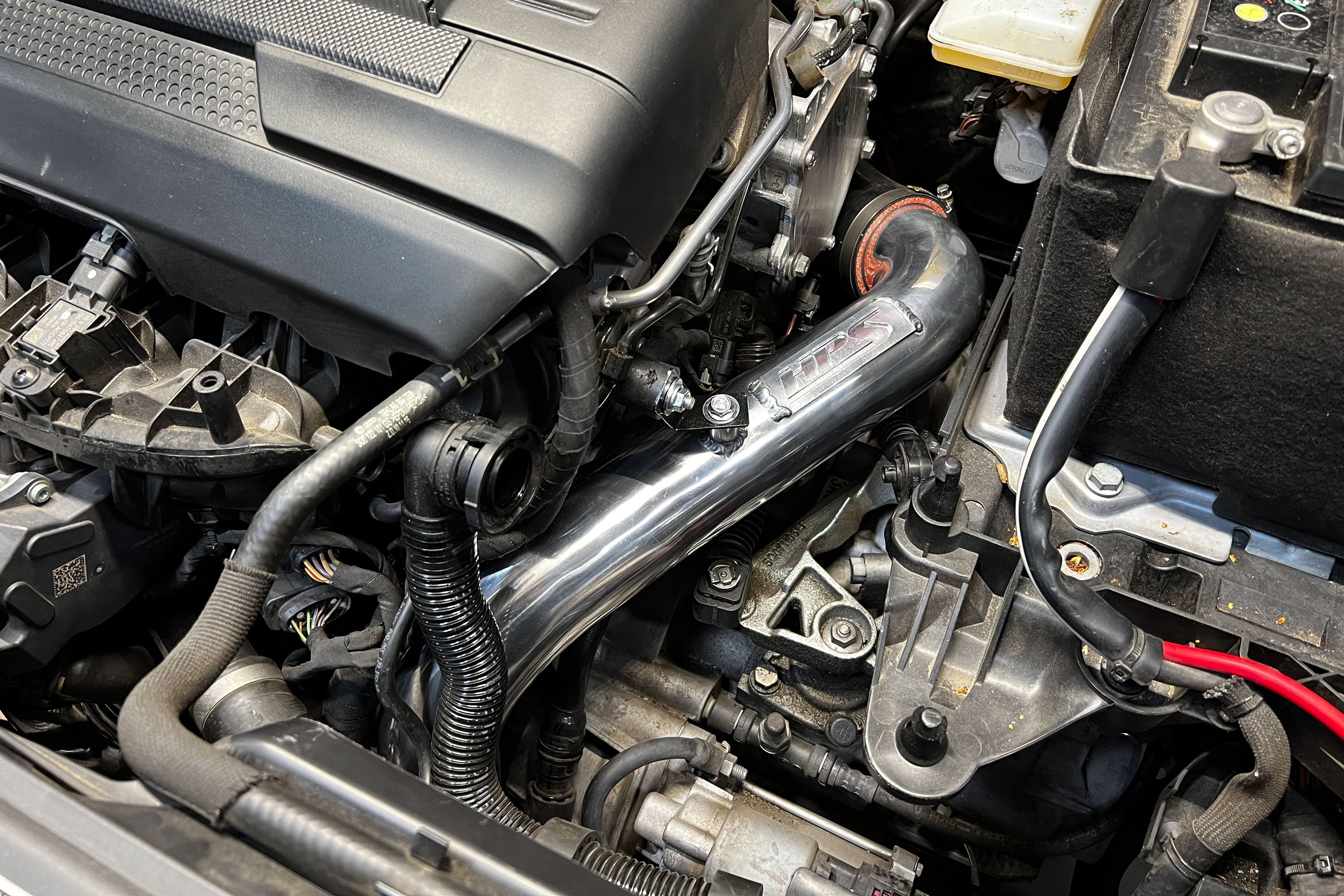 HPS Performance Hot Side Charge Pipe Kit 17-128WB Black - 17-128WB