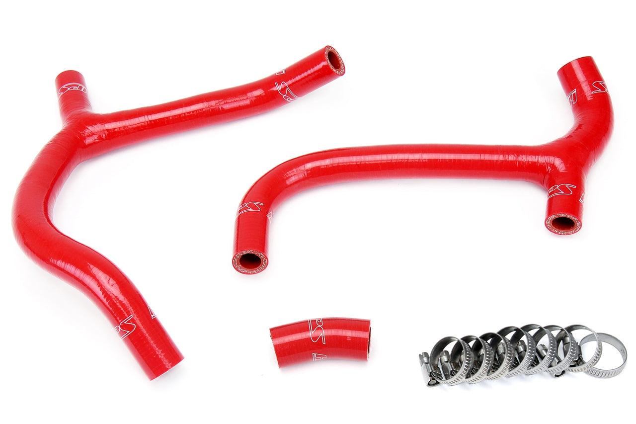 HPS Performance Hps Silicone Radiator Coolant Hose Kit 57 1236 Red Red - 57-1236-RED