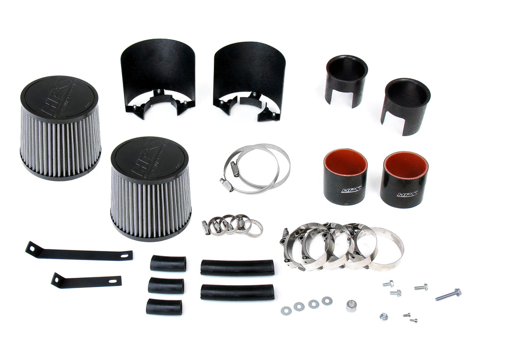 HPS Performance Air Intake Kit With Heat Shield 827-706WB Black - 827-706WB