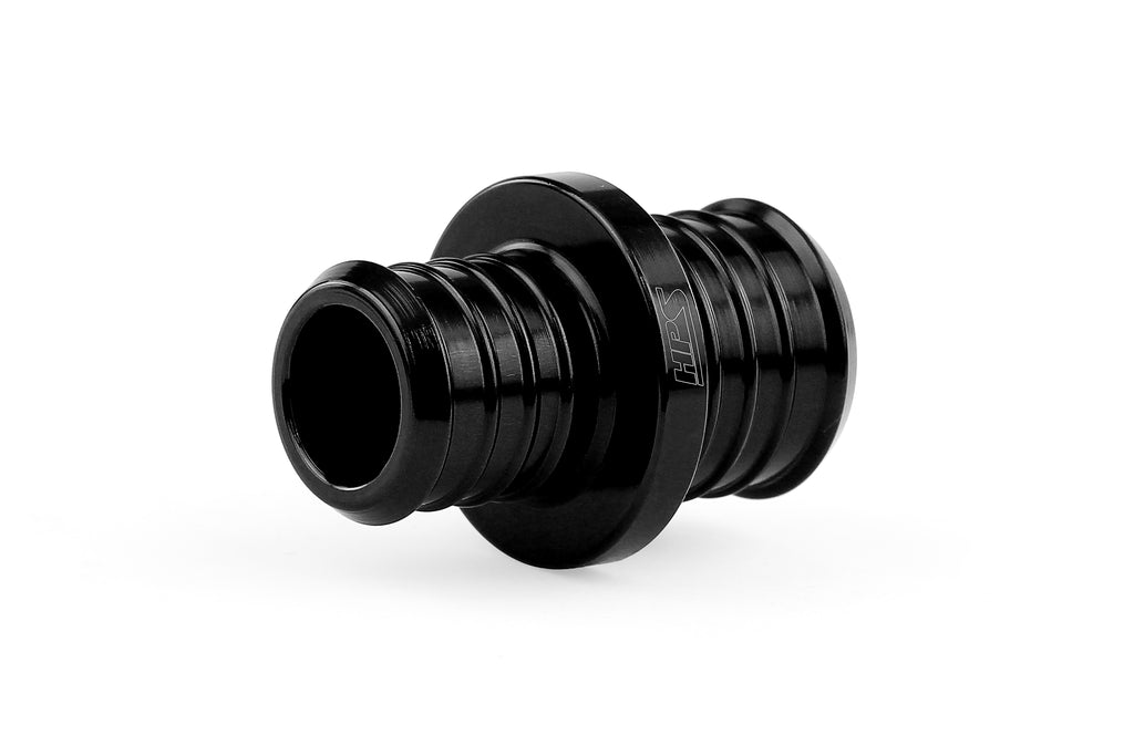 HPS Performance Hps Billet Aluminum Reducing Hose Union 3/4"   1" Od Ahur 075 100 Blk Black - AHUR-075-100-BLK
