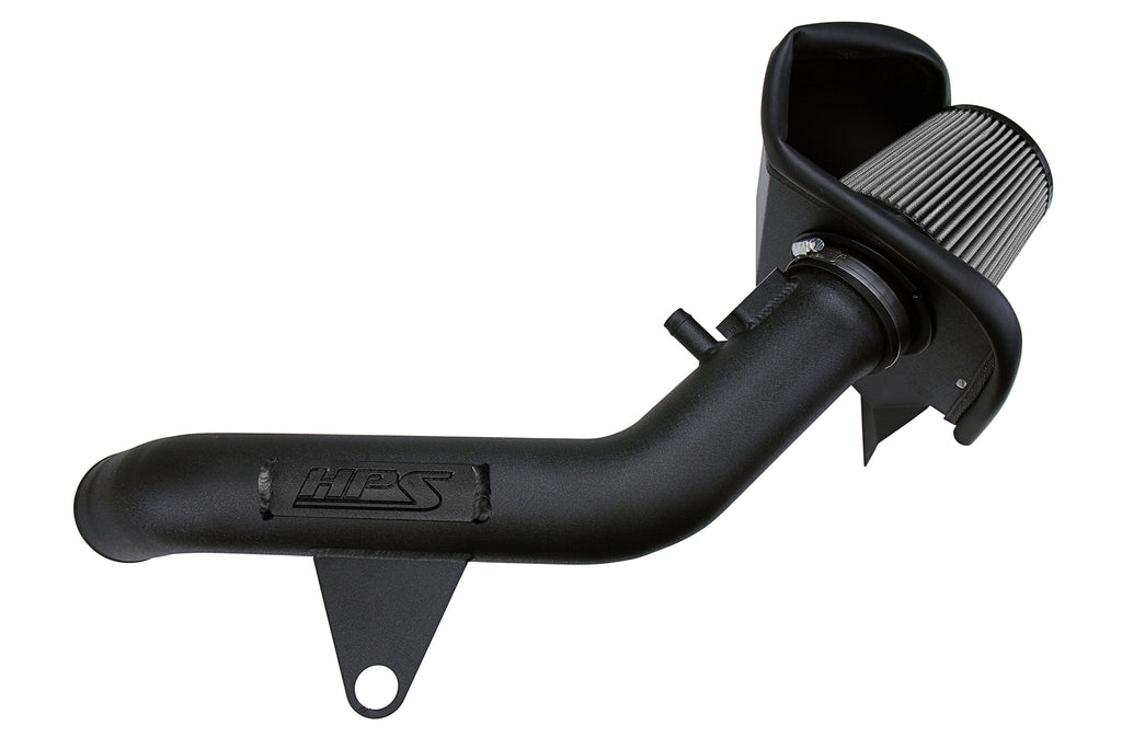 HPS Performance Air Intake Kit With Heat Shield 827-625WB Black - 827-625WB
