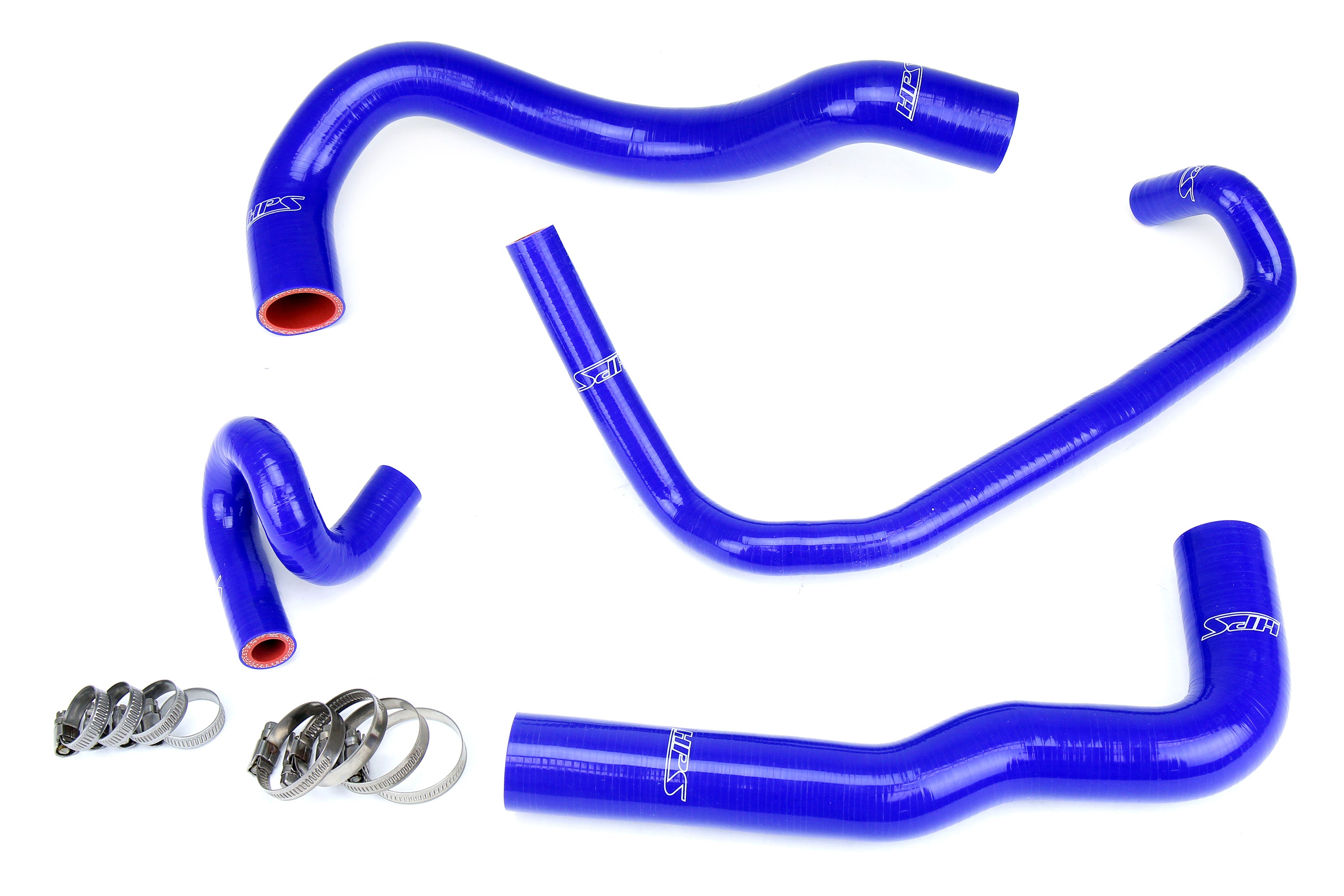 HPS Performance Hps Silicone Radiator And Heater Coolant Hose Kit 57 1960 Blue Blue - 57-1960-BLUE