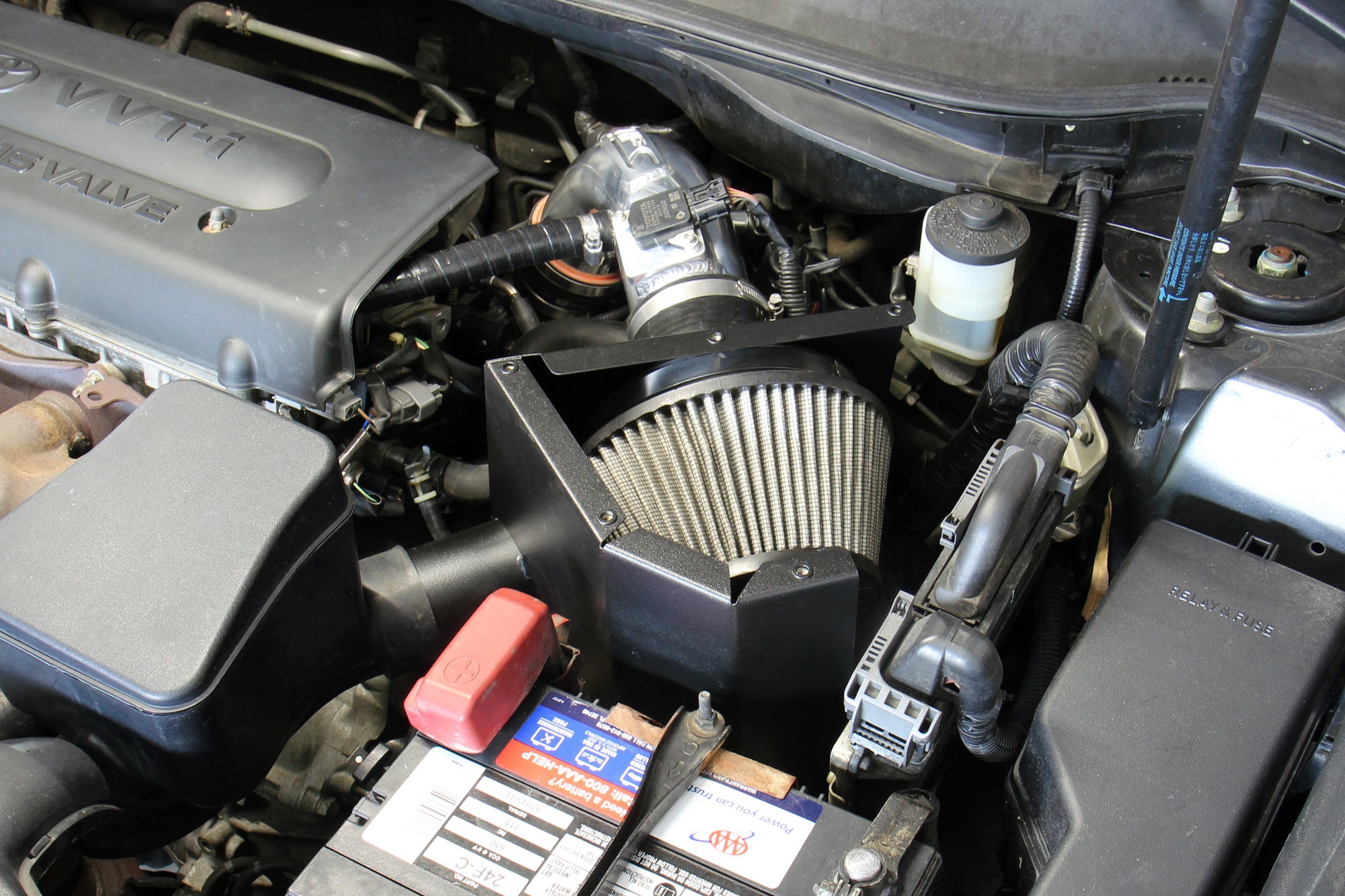 HPS Performance Air Intake Kit With Heat Shield 827-693WB Black - 827-693WB