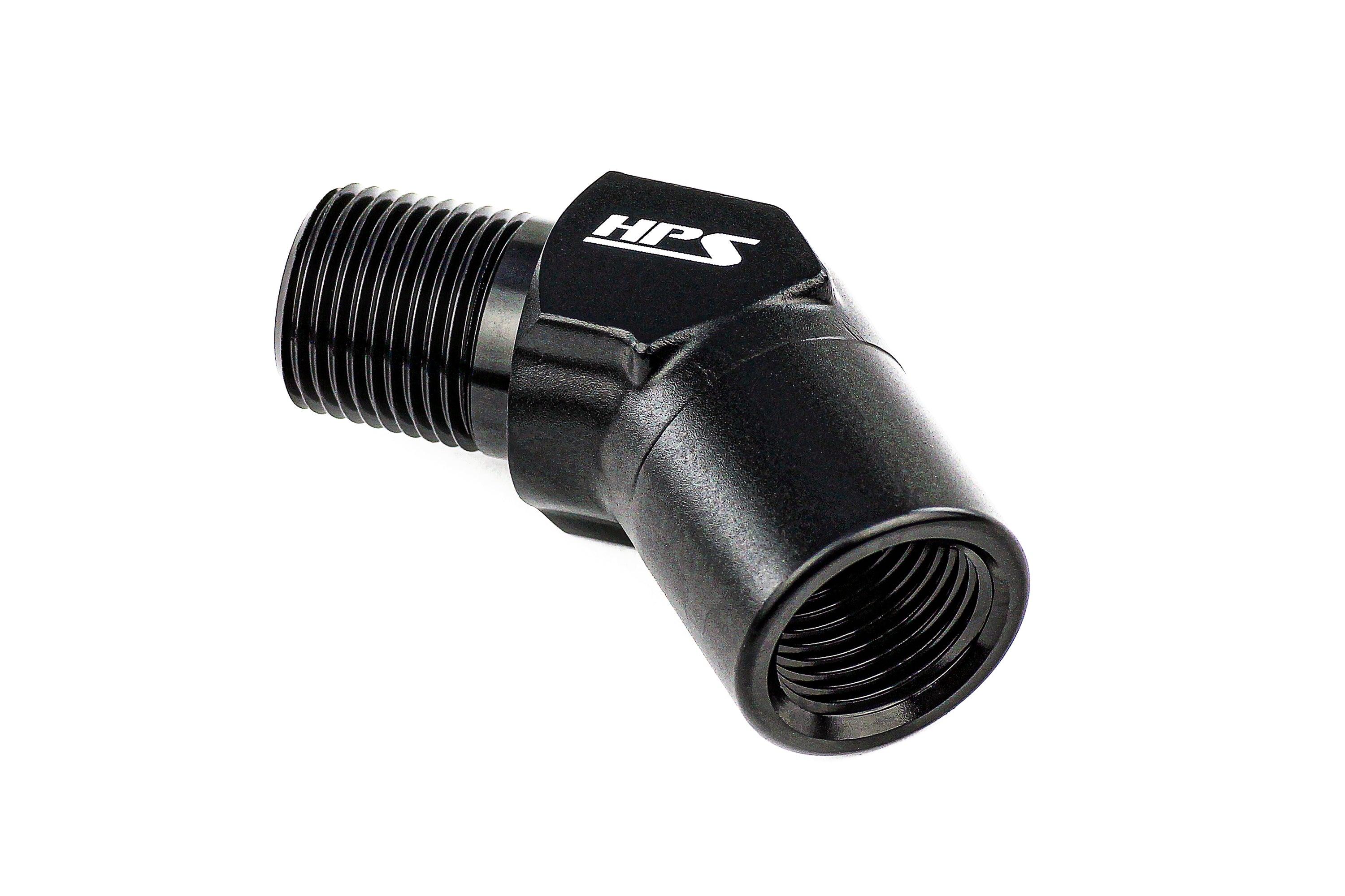 HPS Performance 90 Degree Male to Female 1/2 NPT Adapter AN915-04