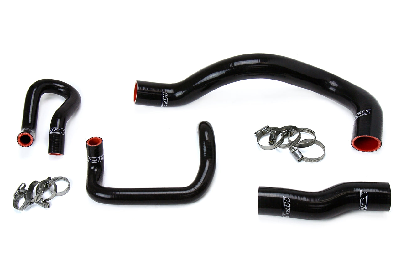 HPS Performance Hps Silicone Radiator And Heater Coolant Hose Kit 57 1641 Blk Black - 57-1641-BLK