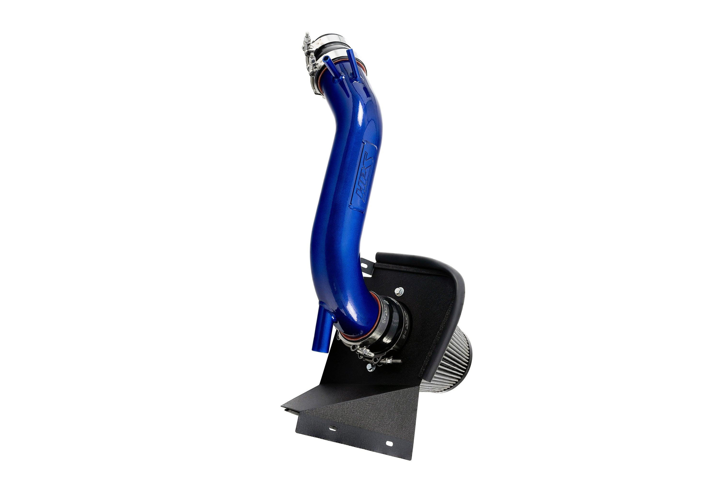 HPS Performance Air Intake Kit With Heat Shield 827-721BL Blue - 827-721BL