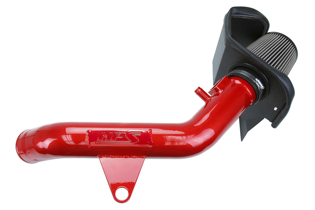 HPS Performance Air Intake Kit With Heat Shield 827-625R Red - 827-625R