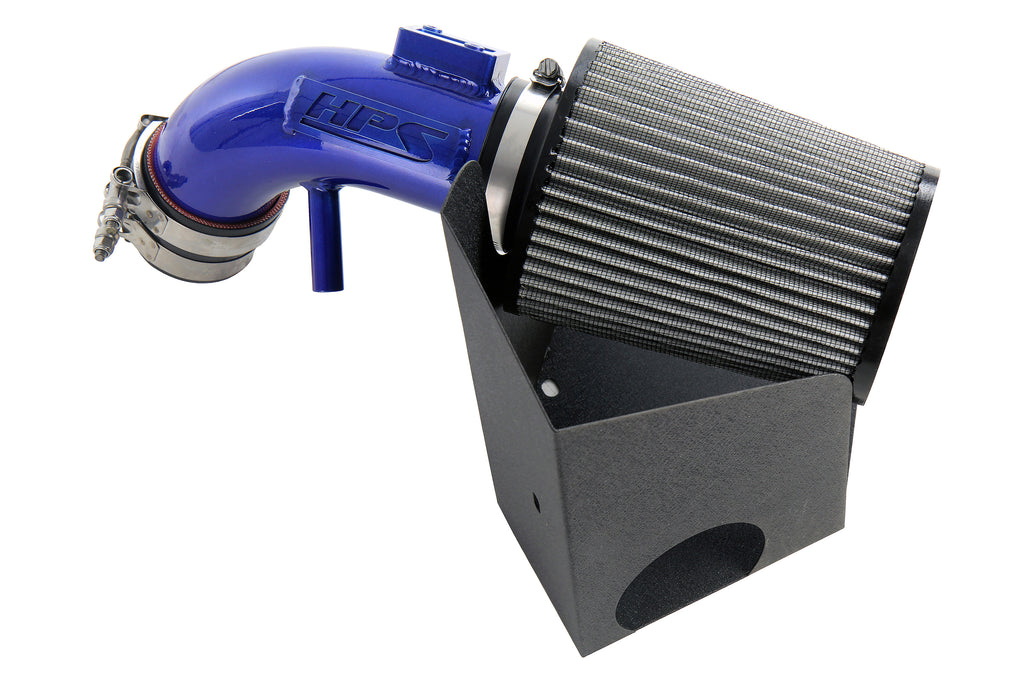 HPS Performance Air Intake Kit With Heat Shield 827-694BL Blue - 827-694BL