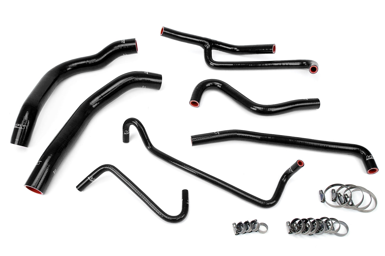 HPS Performance Hps Silicone Radiator And Heater Coolant Hose Kit 57 1330 Blk Black - 57-1330-BLK