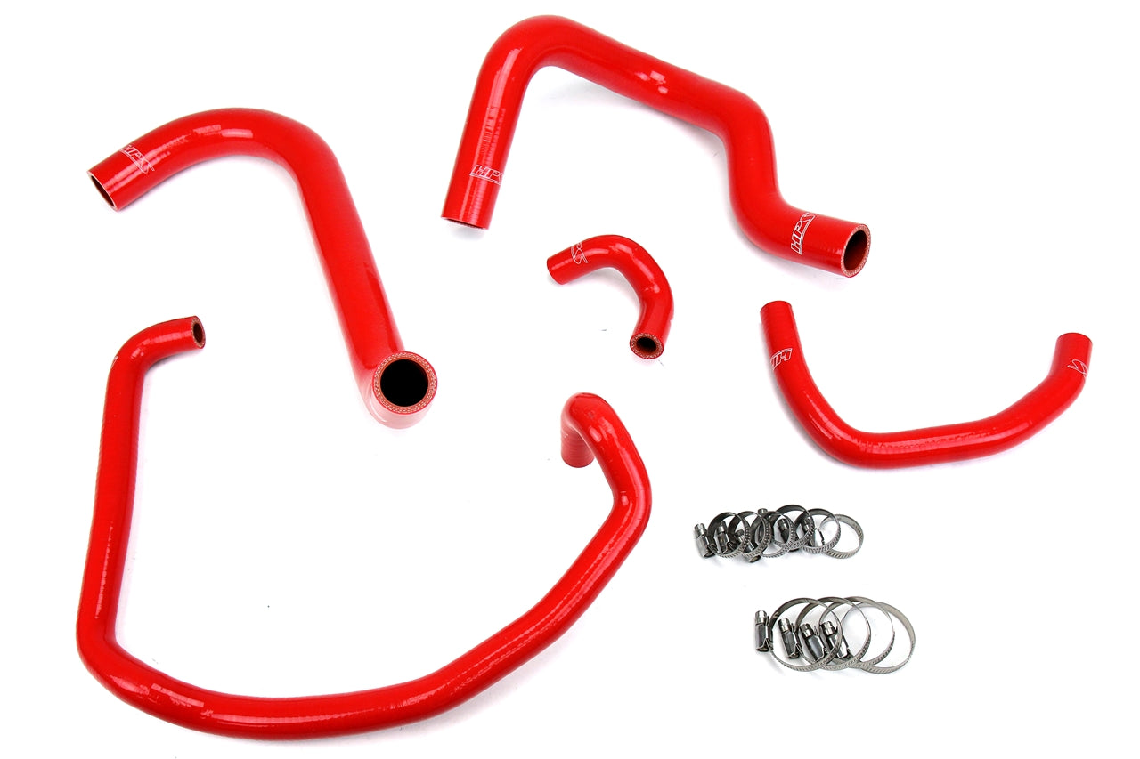 HPS Performance Hps Silicone Radiator And Heater Coolant Hose Kit 57 1746 Red Red - 57-1746-RED