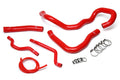 HPS Performance Hps Silicone Radiator And Heater Coolant Hose Kit 57 1609 Red Red - 57-1609-RED