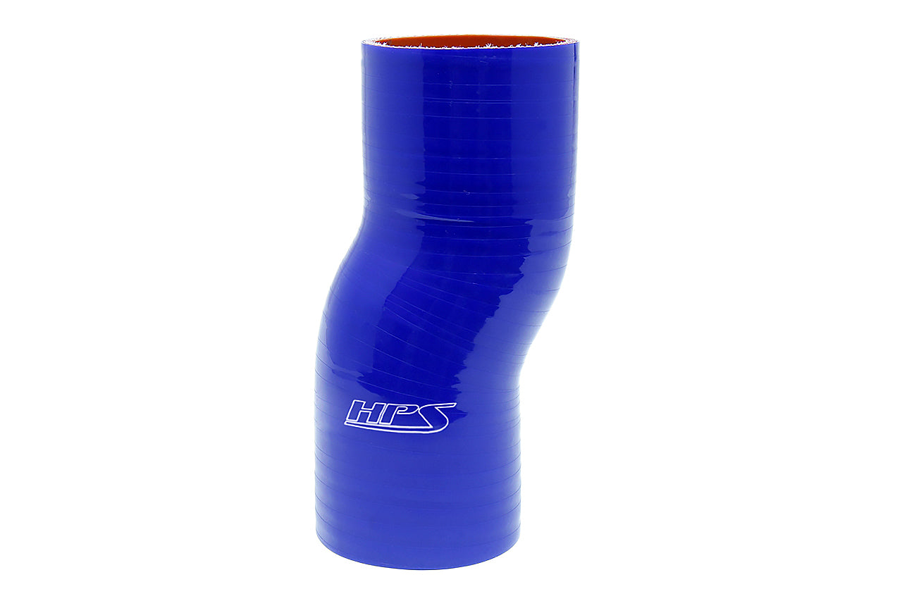 HPS Performance Hps Silicone Offset Coupler 3" Id, 6" Length Htsoc 300 L6 Blue Blue - HTSOC-300-L6-BLUE