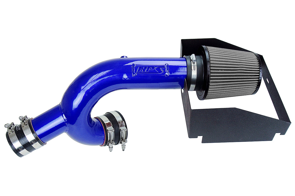 HPS Performance Air Intake Kit With Heat Shield 827-634BL Blue - 827-634BL