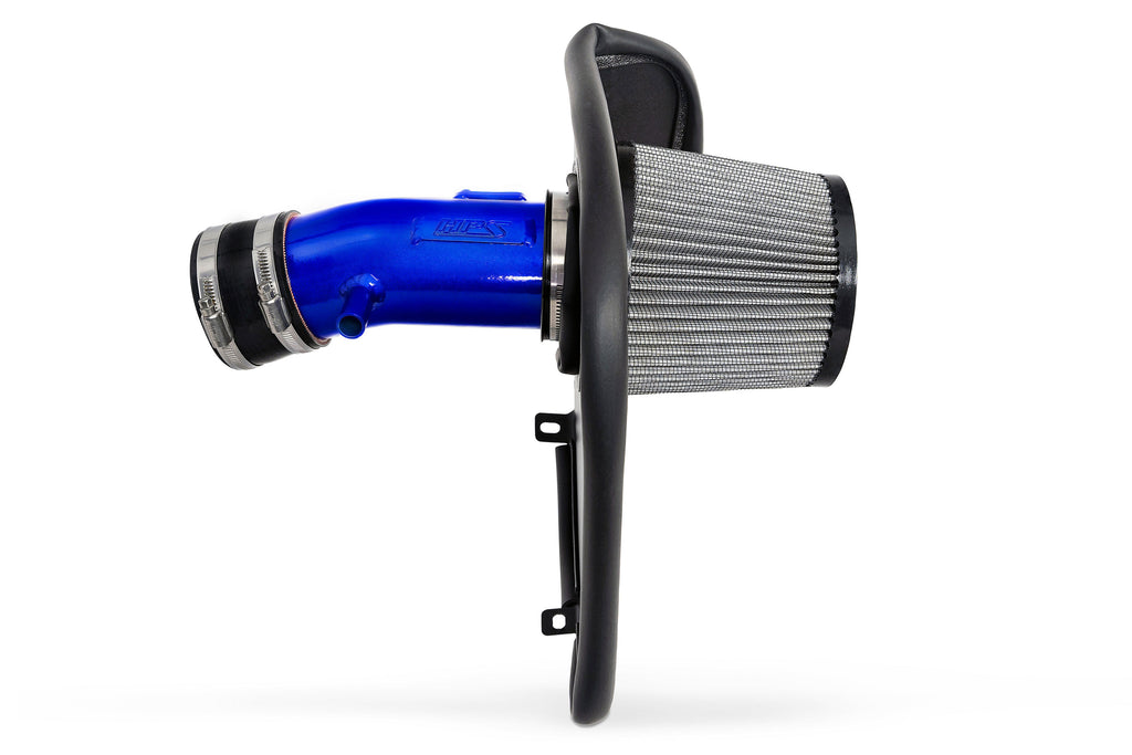 HPS Performance Air Intake Kit With Heat Shield 827-740BL Blue - 827-740BL