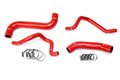 HPS Performance Hps Silicone Radiator And Heater Coolant Hose Kit 57 1733 Red Red - 57-1733-RED