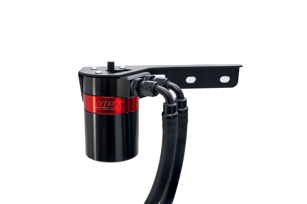 HPS Performance Oil Catch Can Kit 860-015 Red - 860-015