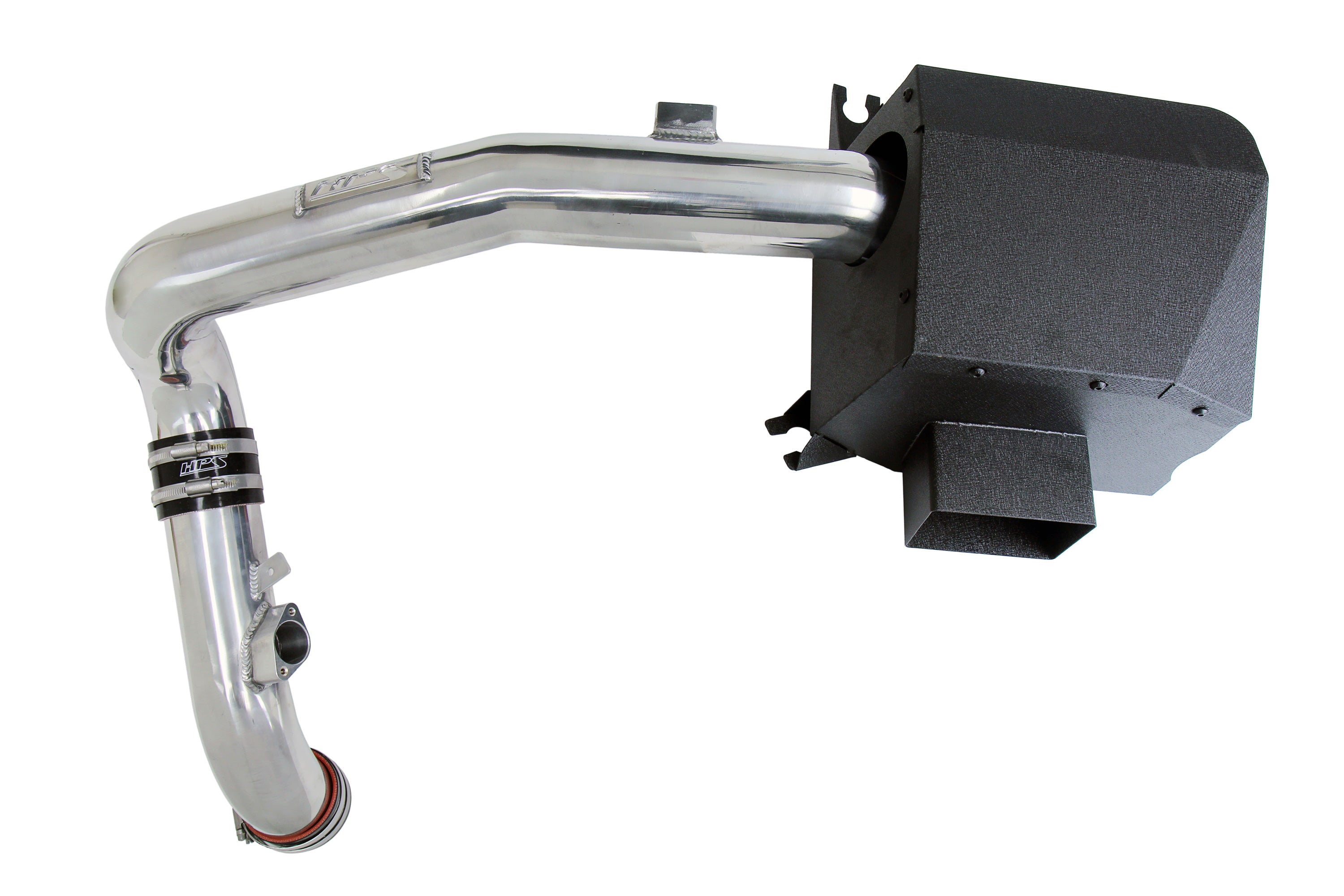 HPS Performance Air Intake Kit With Heat Shield 827-628P Polished - 827-628P