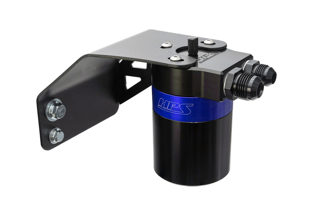HPS Performance Oil Catch Can Kit 860-004BL, Blue - 860-004BL