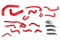 HPS Performance Hps Silicone Radiator And Heater Coolant Hose Kit 57 1831 Red Red - 57-1831-RED
