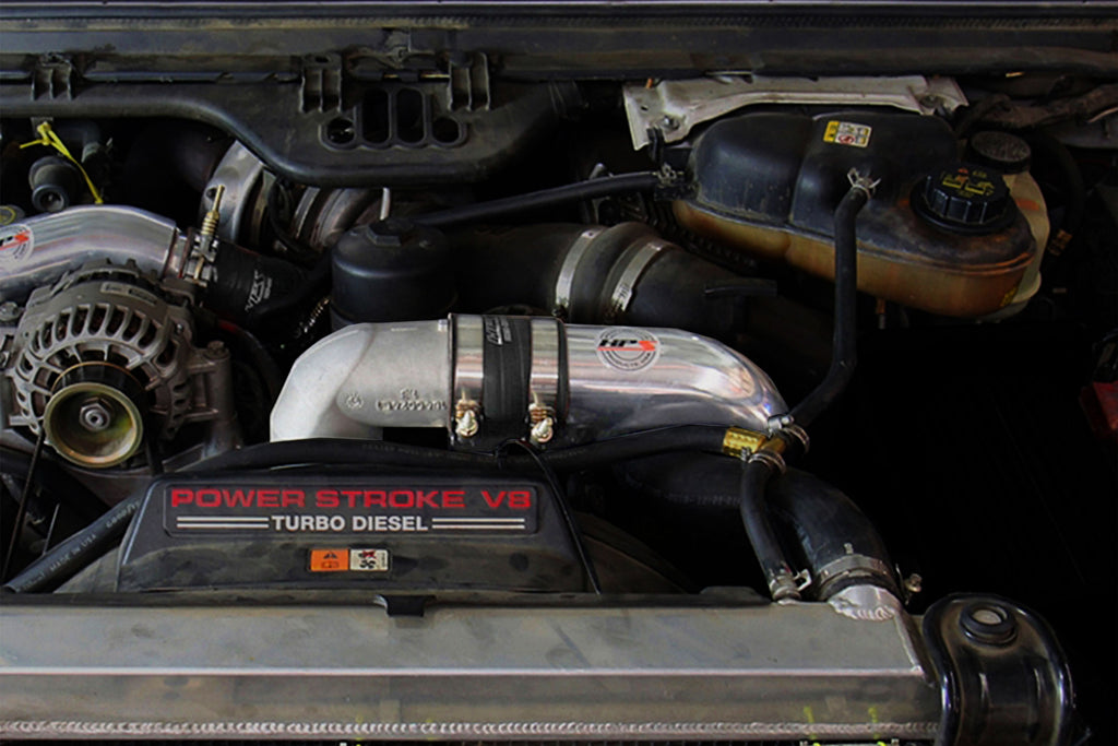 HPS Performance Cold Side Charge Pipe Kit with Black Boots 17-174R Red - 17-174R