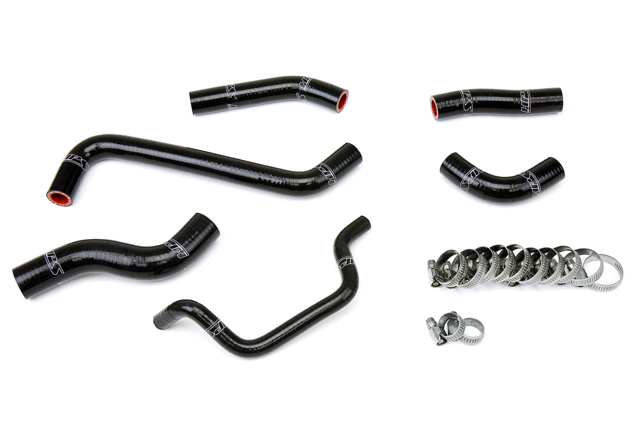 HPS Performance Hps Silicone Radiator Coolant Hose Kit 57 1242 Blk Black - 57-1242-BLK