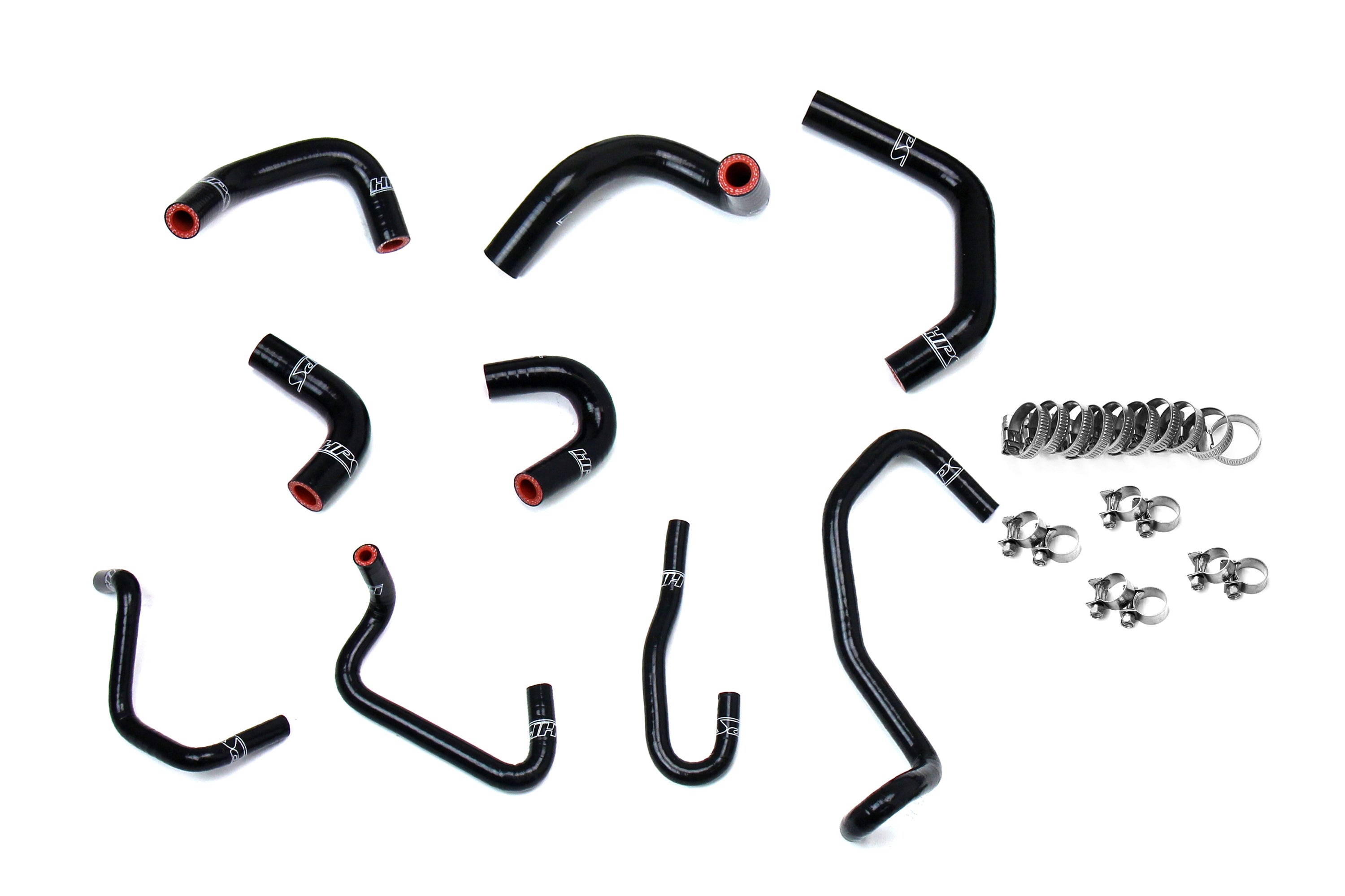 HPS Performance Hps Silicone Ancillary Bypass Coolant Hose Kit 57 1581 A Blk Black - 57-1581A-BLK
