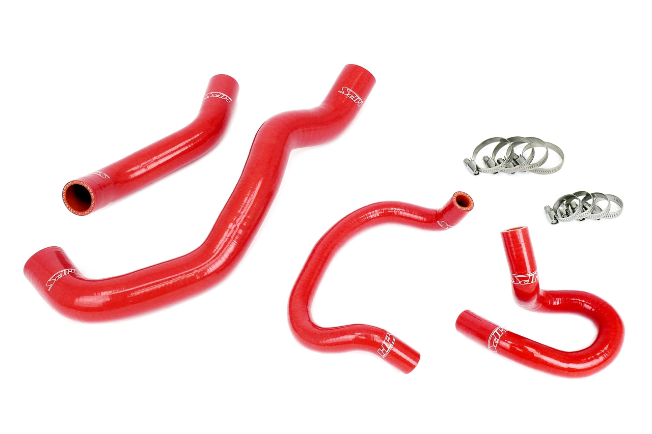 HPS Performance Hps Silicone Radiator And Heater Coolant Hose Kit 57 2099 Red Red - 57-2099-RED