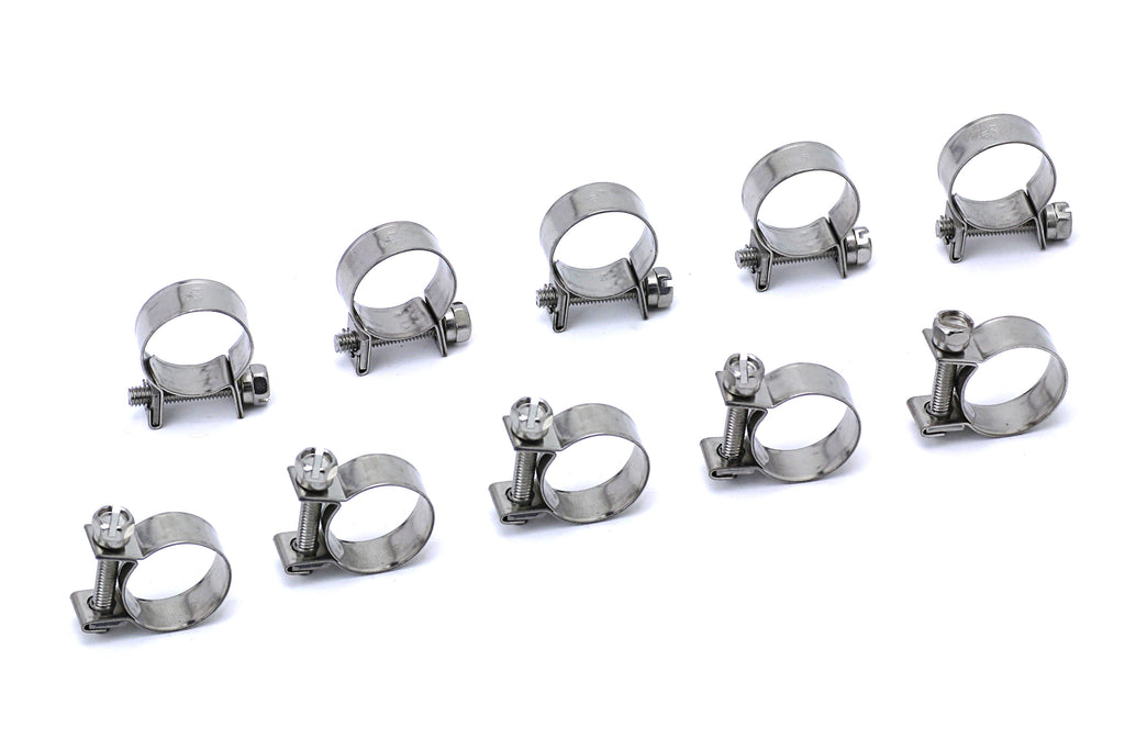 HPS Performance Hps Stainless Steel Fuel Injection Clamp Size #11 23/64"   7/16" (10 Pieces) Fic 9x10 - FIC-9x10