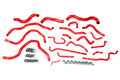 HPS Performance Hps Silicone Radiator And Heater Coolant Hose Kit 57 1607 Red Red - 57-1607-RED