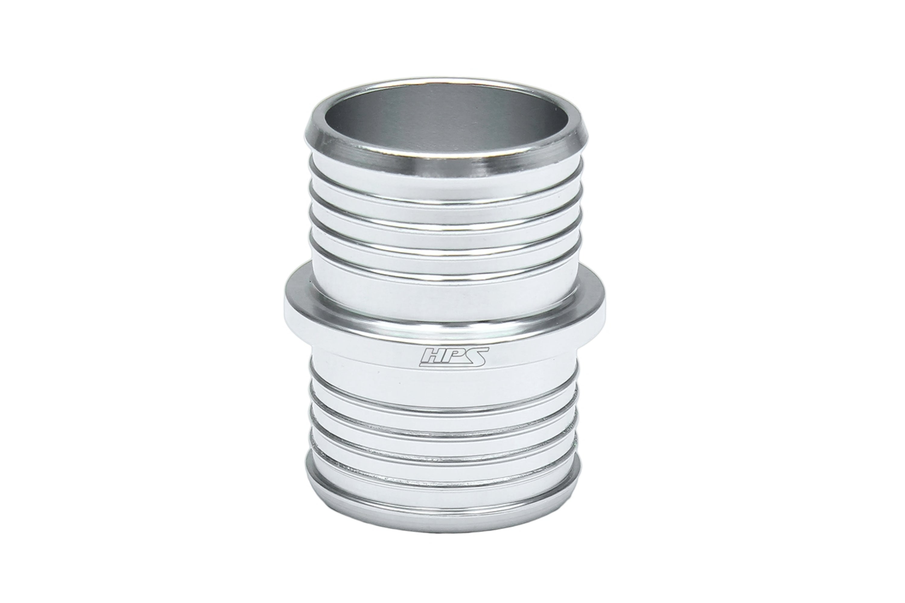 HPS Performance Hps Billet Aluminum Hose Union 1" Od Ahu 100 Sl Silver - AHU-100-SL