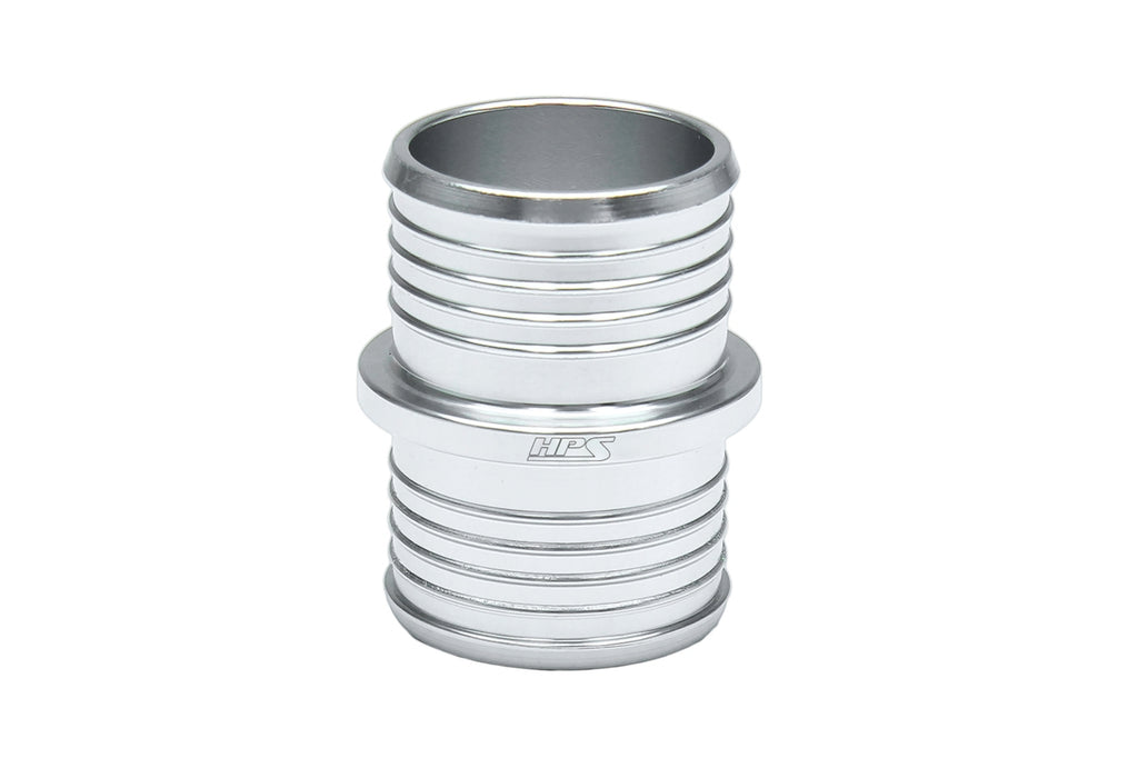HPS Performance Hps Billet Aluminum Hose Union 1 1/2" Od Ahu 150 Sl Silver - AHU-150-SL