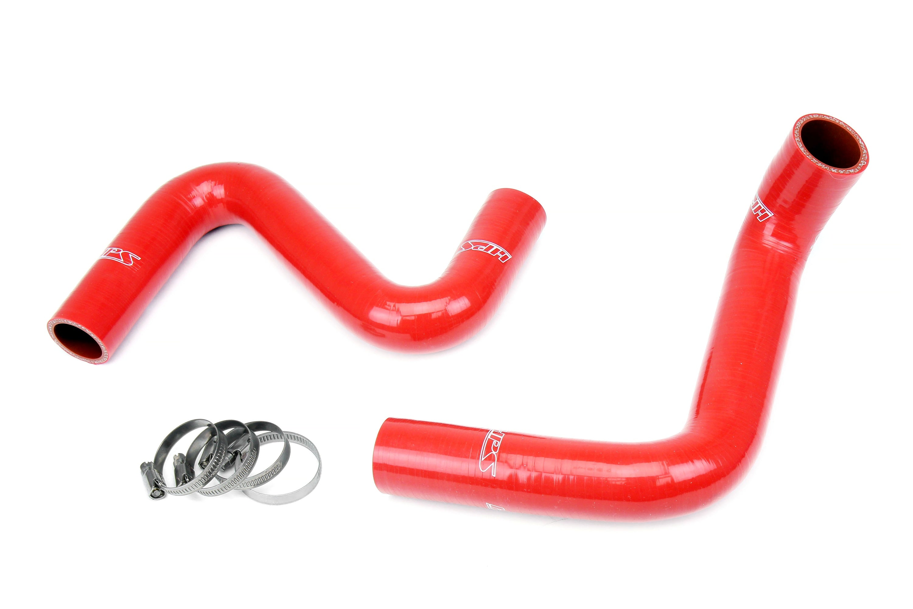 HPS Performance Hps Silicone Radiator Coolant Hose Kit 57 1957 Red Red - 57-1957-RED