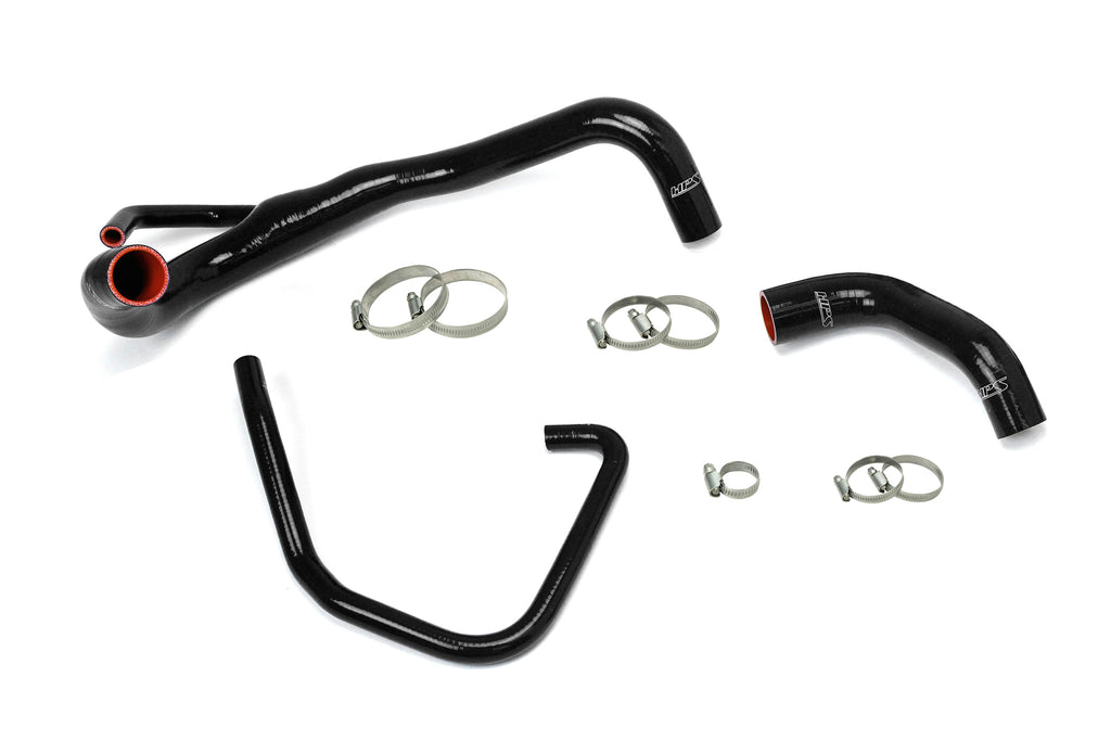 HPS Performance Hps Silicone Radiator Coolant Hose Kit 57 1646 R Blk Black - 57-1646R-BLK