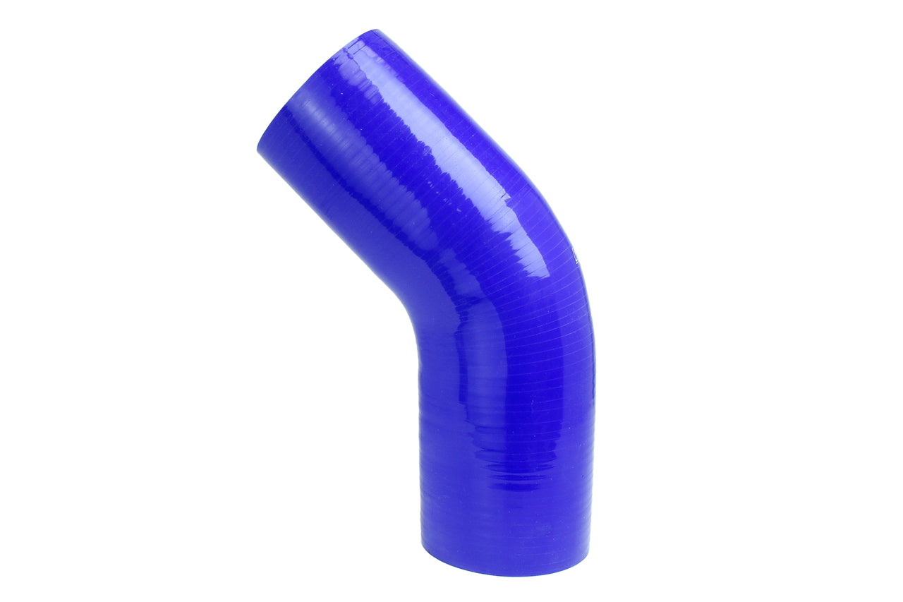 HPS Performance Hps Silicone Elbow Coupler 45 Degree, 4 1/2" Id, 5" Legs Htsec45 450 Blue Blue - HTSEC45-450-BLUE