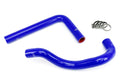 HPS Performance Hps Silicone Radiator Coolant Hose Kit 57 1924 Blue Blue - 57-1924-BLUE