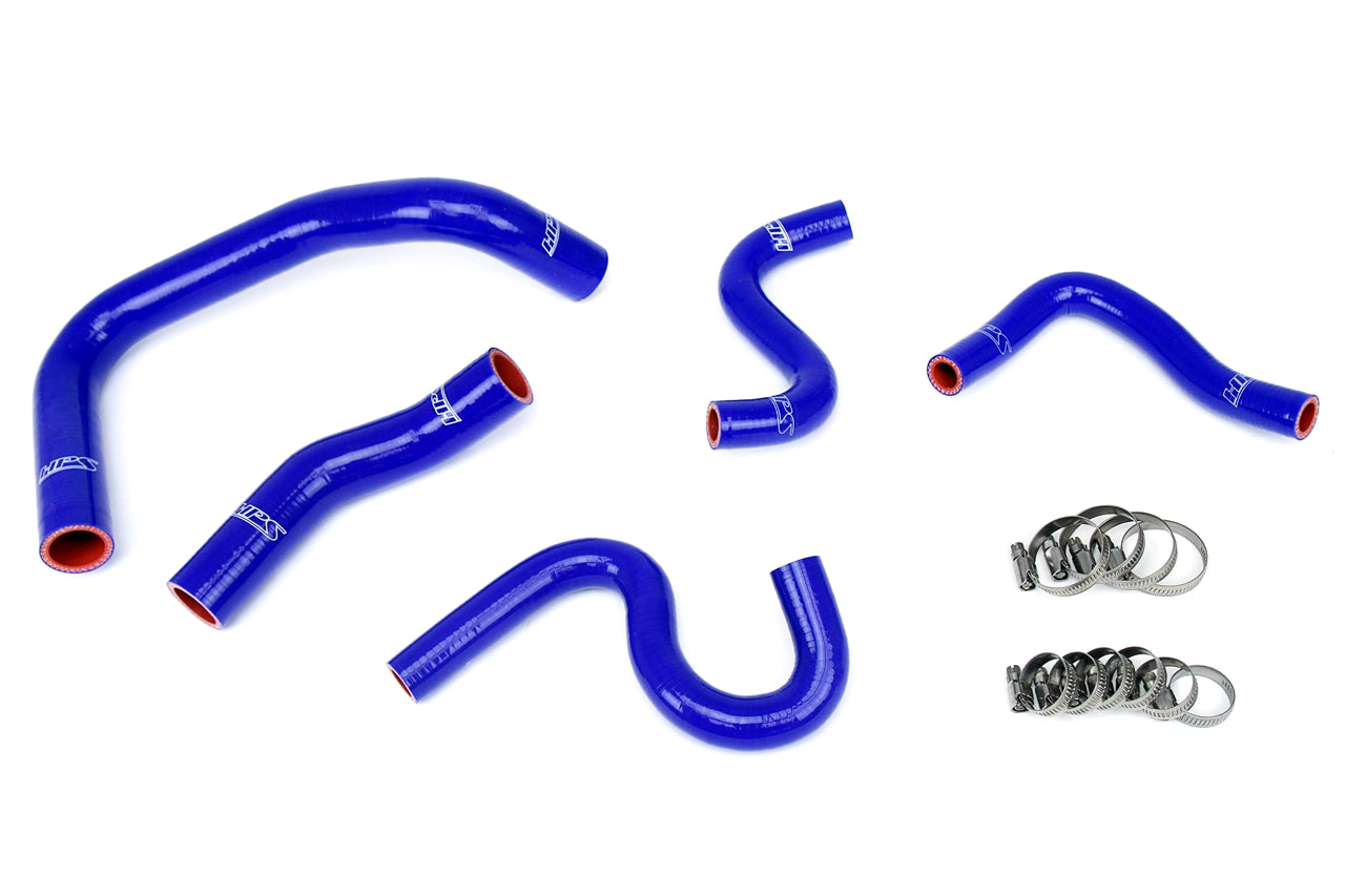 HPS Performance Hps Silicone Radiator And Heater Coolant Hose Kit 57 1337 Blue Blue - 57-1337-BLUE