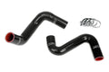 HPS Performance Hps Silicone Radiator Coolant Hose Kit 57 1992 Blk Black - 57-1992-BLK