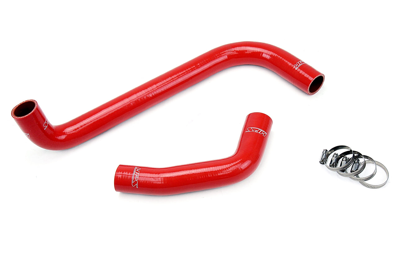 HPS Performance Hps Silicone Radiator Coolant Hose Kit 57 1224 Red Red - 57-1224-RED