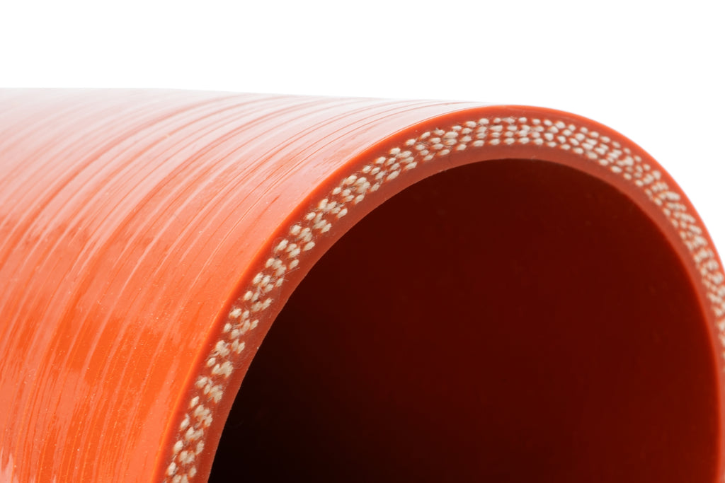 HPS Performance Hps Ultra High Temperature Resistant Silicone Elbow Coupler 90 Degree, 1 1/2" Id, 5" Legs Htsec90 150 Hot Orange - HTSEC90-150-HOT