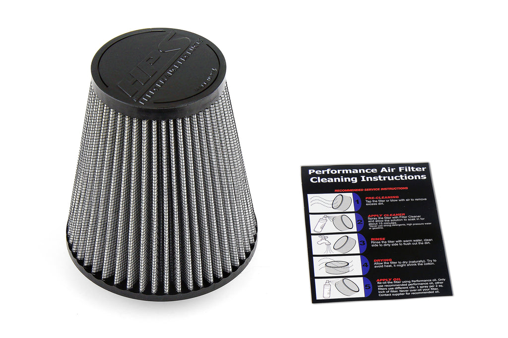 HPS Performance Air Filter 3" ID, 6" Element Length, 6-3/4" Overall Length, HPS-4326