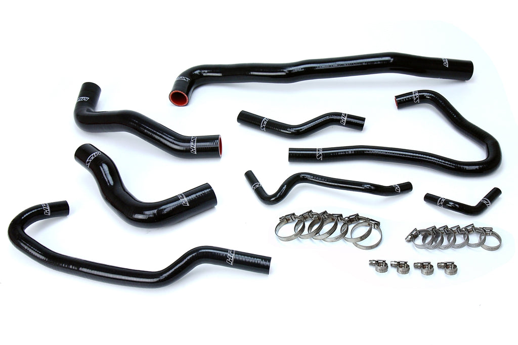 HPS Performance Hps Silicone Radiator And Heater Coolant Hose Kit 57 1546 Blk Black - 57-1546-BLK