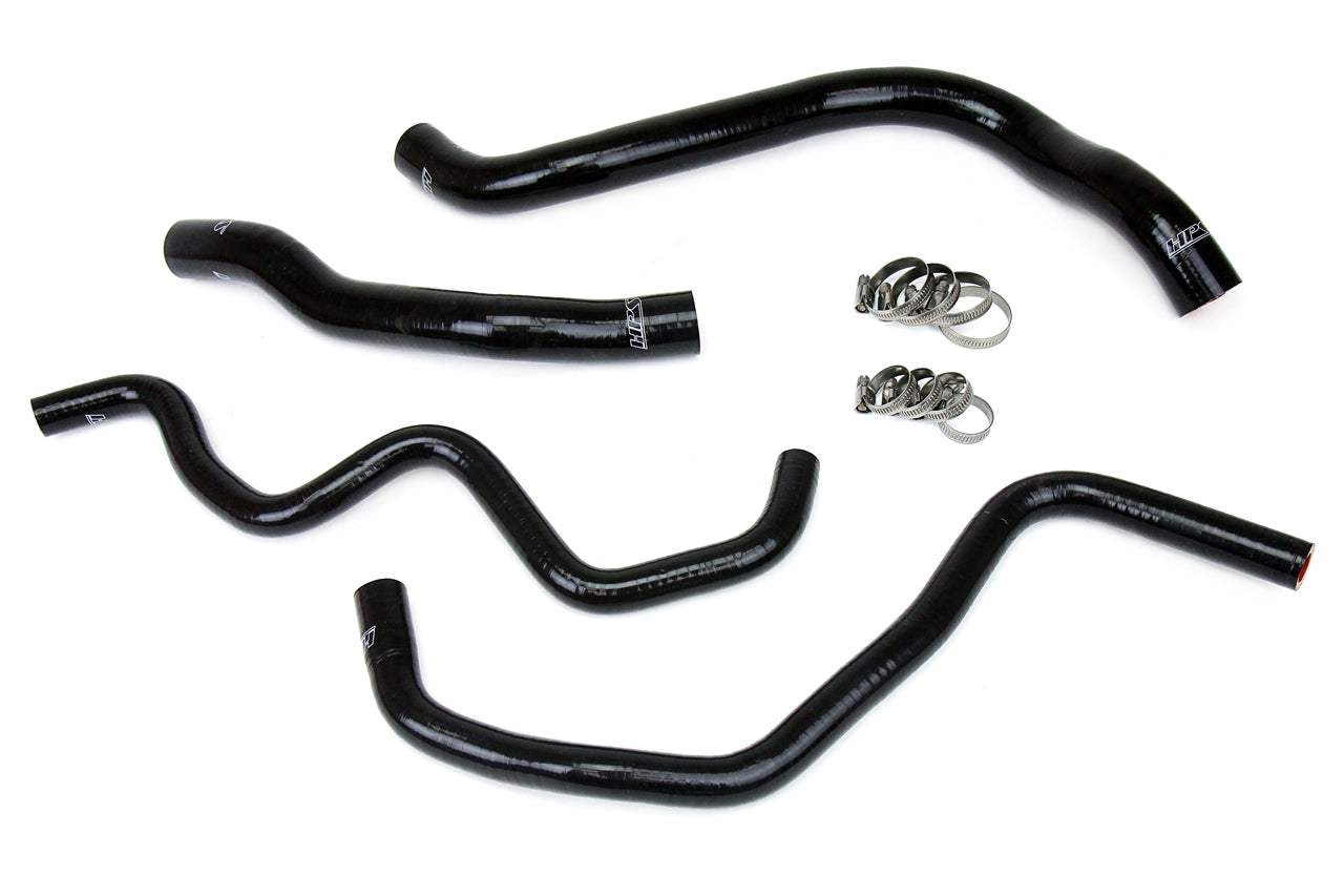 HPS Performance Hps Silicone Radiator And Heater Coolant Hose Kit 57 1390 Blk Black - 57-1390-BLK